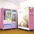 Tủ vải đựng quần áo cao cấp 3D mẫu mới 2016