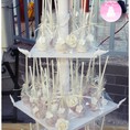 Bánh cưới Bon Bon update mẫu bánh cưới cakepop, tháp bánh cưới cakepop vintage.