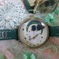 Đồng hồ nữ handmade 3d Mini world watch Torso MN2045 Green