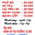 Phở bò, mì tàu, bánh ướt, bánh mì thịt nướng ngon, rẻ