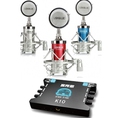 Combo micro thu âm Libablue K3000 và sound card XOX K10