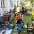 Bếp nướng ngoài trời Acter tree khung thép an toàn khi sử dụng