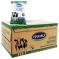 Sữa tiệt trùng Vinamilk Có đường, không đường bịch 220ml thùng 48 bịch