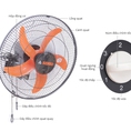 Quạt treo tường SENKO TC16