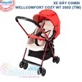 Xe đẩy Combi wellcomFort cozy wt 200D Red Giảm đến 29% tại Babymua