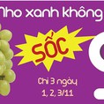 Chỉ 99.000đ 1kg nho xanh không hạt Mỹ tại Klever Fruits