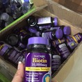 Hộp Natrol Biotin 100 Viên chống rụng tóc, gãy móng và trị mụn