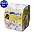 Sữa bầu hương vani Lactimama lốc 4 chai 200ml Mua 6 tặng 1