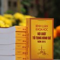 Bình luận Khoa học Bộ luật tố tụng hình sự 2015