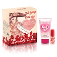 Bộ quà tặng Kem thơm dưỡng thể 150ml Lamcosmé trắng da, chống nắng, hương nước hoa thơm lâu