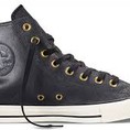 Thanh lý Converse chuck Taylor all star vintage leather hi in black chính hãng indô