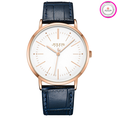 Đồng hồ nam Julius Ja1003 dây da xanh