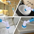 Chổi điện đánh sạch mọi vết bẩn 3 đầu Hurricane Spin Scrubber