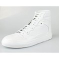 Giày cao cổ nam Balenciaga White Leather High