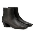 Giày nữ Balenciaga Women s 444729Wayi01000 Black Leather Ankle Boots
