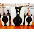 Loa Bass ấm nghe nhạc máy tính, điện thoại speakers Đen