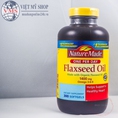 Dầu Hạt Lanh Nature Made Flaxseed Oil 1400mg 300 Viên