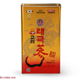 Hồng sâm củ khô hộp thiếc Ginwells Korean Taekuk Ginseng 1200g cao cấp