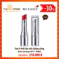 Son lì lâu trôi chống nắng matte lip rouge spf17 mor03 210k