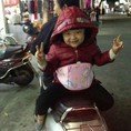 Đai đi xe an toàn cho bé