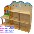 Kệ đồ chơi trẻ em ván cao su giá rẻ