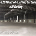 Cho thuê kho xưởng tại Chí Linh Hải Dương DT 2010m2