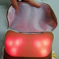 Gối massage giảm đau hồng ngoại lót nỉ dùng cho mùa đông, gối massage giảm đau giá rẻ hiệu quả cao