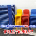 Ghế nhựa đúc mầm non giá rẻ