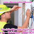 Sửa chữa điện nước tại cầu giấy