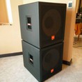 Quả sub hơi JBL Pro MP418S bass 50cm và 1 Quả sub điện JBL Pro Crown bass 50cm hàng bãi Mỹ