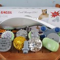 Máy massage cầm tay giảm đau 11 đầu chính hãng Eneck Nhật Bản giá rẻ hơn siêu thị, gậy đấm lưng rung 11 đầu thay thế