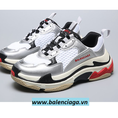 Giày Balenciaga triple S silver full box giá rẻ