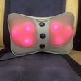 Gối massage giảm đau vai cổ gáy Hàn Quốc, máy mát xa hồng ngoại giảm đau tốt nhất trên thị trường