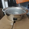 Bếp nướng than hoa inox đặt âm bàn giá rẻ cho quán lẩu nướng