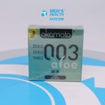 Bao cao su Aloe siêu mỏng độ dày với 0.03