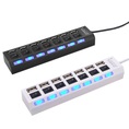 HUP USB 7P 7 Công tắc, 7 Led