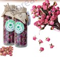 Trà nụ hoa hồng hữu cơ, chuẩn Organic, lọ thủy tinh đẹp