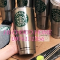 Bình đựng nước giữ nhiệt nóng lạnh Starbucks chanh xả