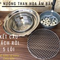 Bếp nướng than hoa inox đặt âm bàn giá rẻ cho quán nướng âm bàn