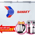 Tủ Đông Mát Sanaky 400 Lít Vh 568w2 Nhôm R600a