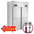 Tủ Đông Inox 4 Cánh Sanaky 950 Lít Vh 1099w Đồng R134a