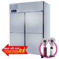 Tủ Đông Inox 4 Cánh Sanaky 1200 Lít Vh 1299hp Đồng R404a