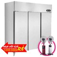 Tủ Đông Inox 3 Cánh Sanaky 1500 Lít Vh 1599hp Đồng R404a