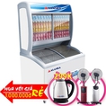Tủ Đông Mát Cửa Kiếng Lùa Alaska 500 Lít Sfc 500 R134a Kem