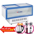 Tủ Mát Nằm Cửa Kiếng Lùa Alaska 350 Lít Lc 450b Nhôm R134a