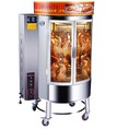 Lò quay gà vịt kính trong dùng gas,than hoặc điện
