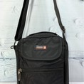 Túi đeo chéo màu đen nhiều ngăn cao cấp TDC0014
