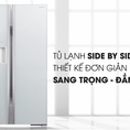 Tủ lạnh Hitachi SBS 589 lít màu đen R S700PGV2 GBK