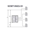 Điều hòa multi Mitsubishi Heavy 1 dàn nóng kết nối 4 dàn lạnh SCM71ZM, 2 chiều, cskn 45,000Btu/h