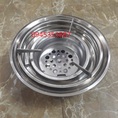 Bếp nướng lẩu than hoa chất liệu inox giá rẻ,kết hợp nướng lẩu